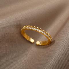 Ring mit Zirkonia