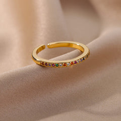 Ring mit Zirkonia