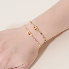 Armband Doppelte Herzen